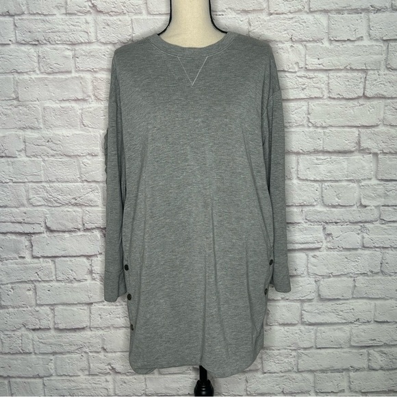 Scotch & Soda Gray Sweatshirt Dress - Picture 4 of 15